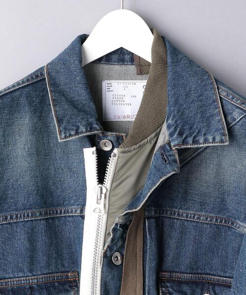 Sacai（サカイ）の「＜sacai（サカイ）＞ デニム ブルゾン■■■（デニムジャケット・メンズ・コバルトブルー・3/1/2）」の13枚目の写真