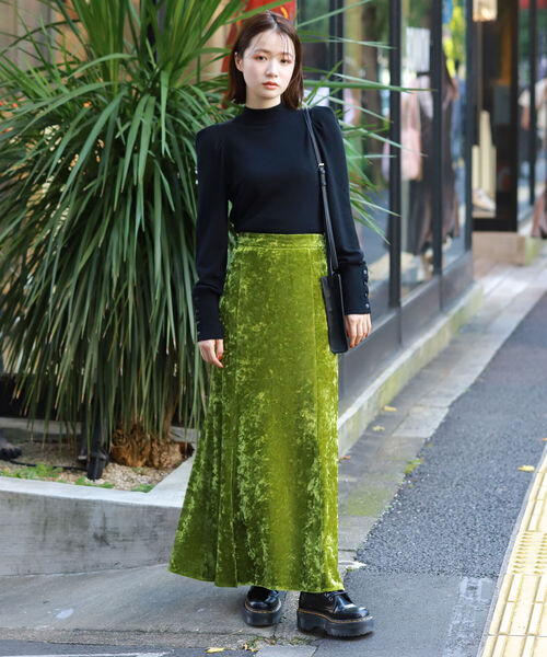 BeAMS DOT（ビームスドット）の「【WEB限定】BeAMS DOT / パフスリーブ ニットプルオーバー（ニット/セーター・レディース・ホワイト/ブラック/オレンジ・FREE）」の11枚目の写真