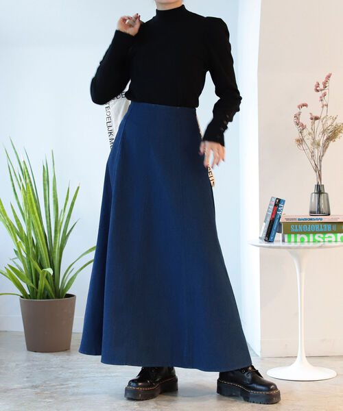 BeAMS DOT（ビームスドット）の「【WEB限定】BeAMS DOT / パフスリーブ ニットプルオーバー（ニット/セーター・レディース・ホワイト/ブラック/オレンジ・FREE）」の16枚目の写真