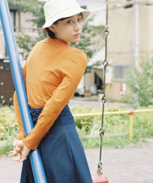 BeAMS DOT（ビームスドット）の「【WEB限定】BeAMS DOT / パフスリーブ ニットプルオーバー（ニット/セーター・レディース・ホワイト/ブラック/オレンジ・FREE）」の19枚目の写真