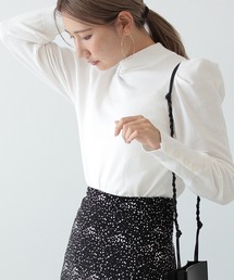 【WEB限定】BeAMS DOT / パフスリーブ ニットプルオーバー