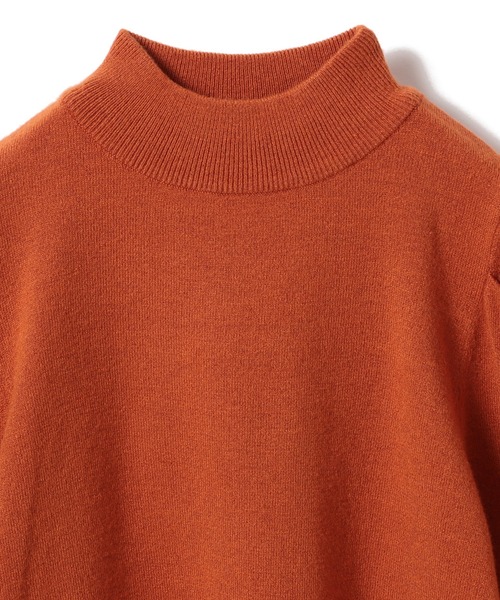 BeAMS DOT（ビームスドット）の「【WEB限定】BeAMS DOT / パフスリーブ ニットプルオーバー（ニット/セーター・レディース・ホワイト/ブラック/オレンジ・FREE）」の4枚目の写真