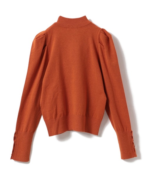 BeAMS DOT（ビームスドット）の「【WEB限定】BeAMS DOT / パフスリーブ ニットプルオーバー（ニット/セーター・レディース・ホワイト/ブラック/オレンジ・FREE）」の7枚目の写真