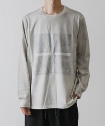 ATTACHMENT | MARCERIZATION JERSEY PRINT L/S T-SHIRT(Tシャツ/カットソー)