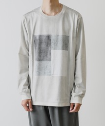 ATTACHMENT | MARCERIZATION JERSEY PRINT L/S T-SHIRT(Tシャツ/カットソー)