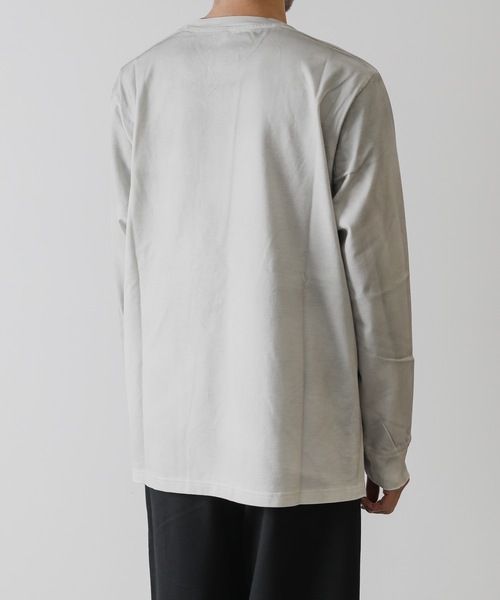 ATTACHMENT(アタッチメント)の「MARCERIZATION JERSEY PRINT L/S T-SHIRT(Tシャツ/カットソー・メンズ・ボルドー/ブラック/グレー・2/1/3)」の12枚目の写真