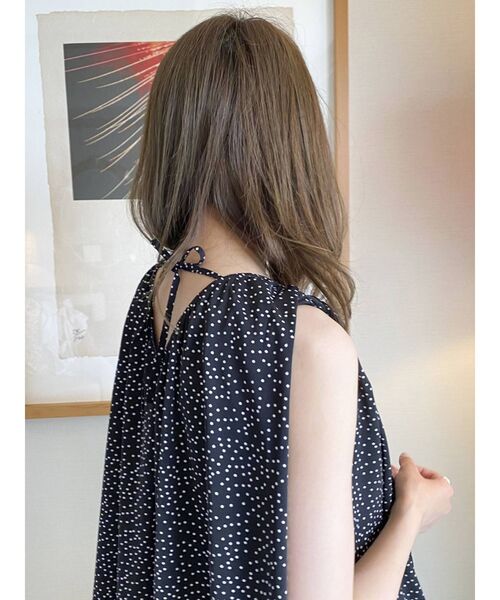 dazzlin（ダズリン）の「ランダムドットボリュームワンピース（ワンピース・レディース・ブラック/オフホワイト・FREE）」の13枚目の写真