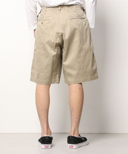 GOLD（ゴールド）の「GOLD / ゴールド：WEAPON WIDE SHORTS：21A-GL52252[MUS]（チノパンツ・メンズ・ベージュ/カーキ・S/M/L）」の4枚目の写真