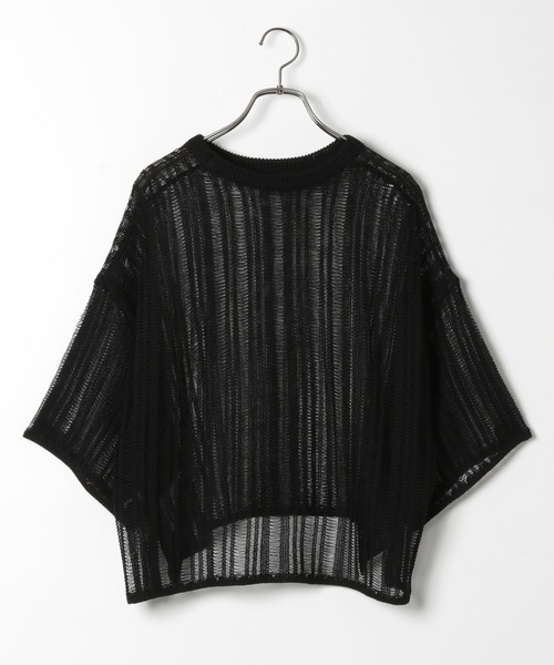 PAGEBOY（ページボーイ）の「スカシアミニットショートスリーブ（Tシャツ/カットソー・レディース・ブラック/グレイッシュベージュ/イエロー系その他・FREE）」の10枚目の写真