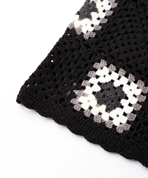 X-girl（エックスガール）の「CROCHET SKIRT（スカート・レディース・マルチ/ブラウン/ブラック・ONE SIZE）」の20枚目の写真