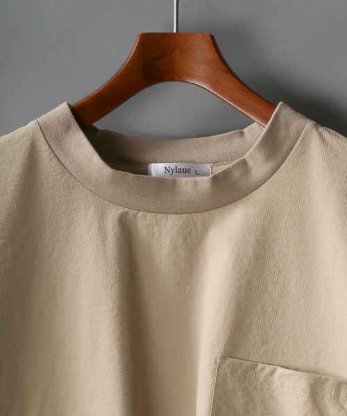 SITRY（シトリー）の「ストレッチ オーバーサイズＴシャツ＆テーパードパンツ セットアップ（ルームウェア/パジャマ・メンズ・ブラック/カーキ/ベージュ・M/L/LL）」の13枚目の写真