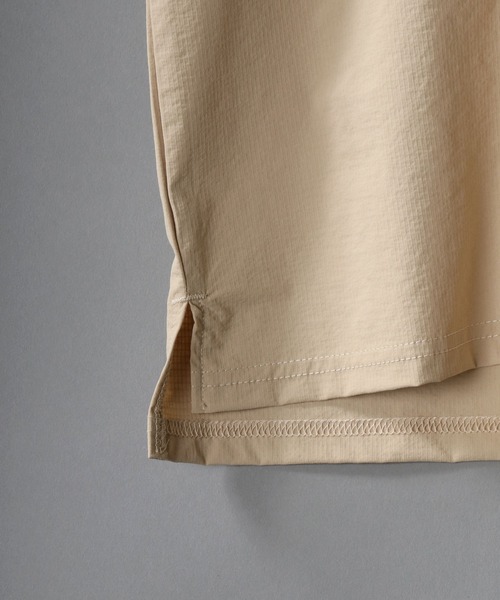 SITRY（シトリー）の「ストレッチ オーバーサイズＴシャツ＆テーパードパンツ セットアップ（ルームウェア/パジャマ・メンズ・ブラック/カーキ/ベージュ・M/L/LL）」の15枚目の写真