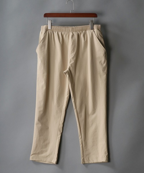 SITRY（シトリー）の「ストレッチ オーバーサイズＴシャツ＆テーパードパンツ セットアップ（ルームウェア/パジャマ・メンズ・ブラック/カーキ/ベージュ・M/L/LL）」の9枚目の写真