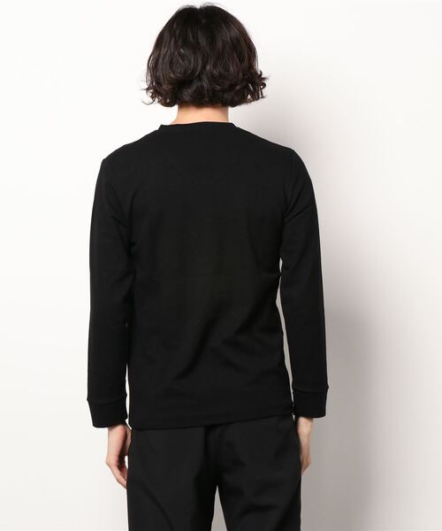 RATTLE TRAP（ラトルトラップ）の「Vネックスパンフライス（Tシャツ/カットソー・メンズ・ホワイト/ブラック/ホワイト×ブラック/杢グレー・LL/S/M/L）」の5枚目の写真