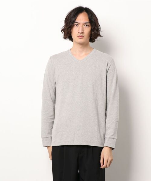 RATTLE TRAP（ラトルトラップ）の「Vネックスパンフライス（Tシャツ/カットソー・メンズ・ホワイト/ブラック/ホワイト×ブラック/杢グレー・LL/S/M/L）」の22枚目の写真