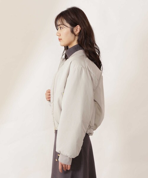 PROPORTION BODY DRESSING（プロポーションボディドレッシング）の「ミリタリーブルゾン / 1211255905（ブルゾン・レディース・グレー/カーキ・SMALL/MEDIUM）」の12枚目の写真