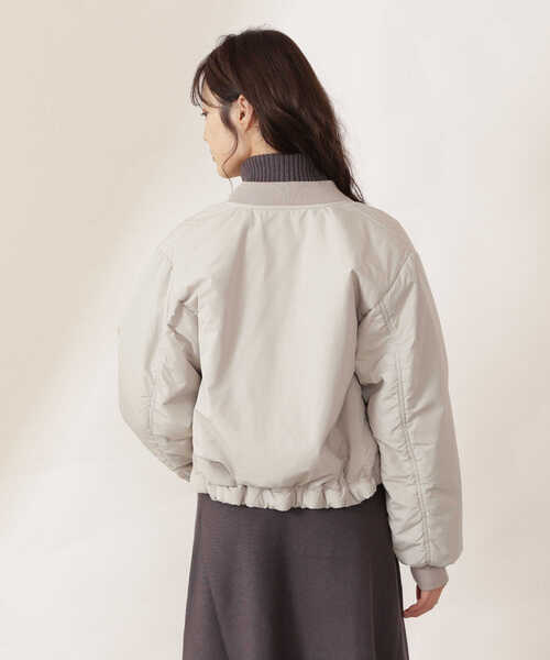 PROPORTION BODY DRESSING（プロポーションボディドレッシング）の「ミリタリーブルゾン / 1211255905（ブルゾン・レディース・グレー/カーキ・SMALL/MEDIUM）」の13枚目の写真