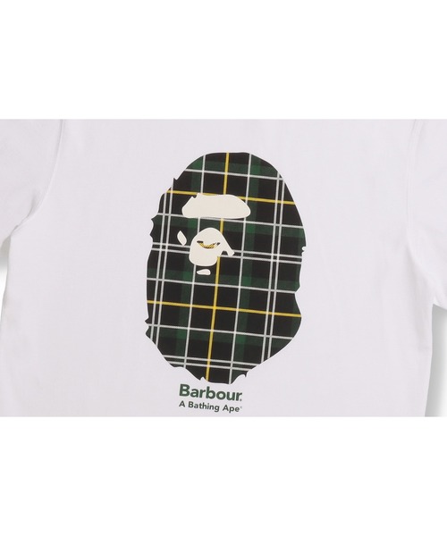 Barbour(バブアー)の「BARBOUR X BAPE TEE M(Tシャツ/カットソー・メンズ・ブラック/グリーン/ホワイト・LARGE/XX-LARGE/MEDIUM/SMALL/X-LARGE)」の5枚目の写真