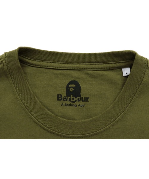 Barbour(バブアー)の「BARBOUR X BAPE TEE M(Tシャツ/カットソー・メンズ・ブラック/グリーン/ホワイト・LARGE/XX-LARGE/MEDIUM/SMALL/X-LARGE)」の7枚目の写真