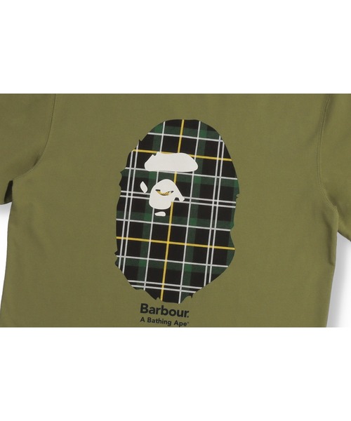 Barbour(バブアー)の「BARBOUR X BAPE TEE M(Tシャツ/カットソー・メンズ・ブラック/グリーン/ホワイト・LARGE/XX-LARGE/MEDIUM/SMALL/X-LARGE)」の8枚目の写真