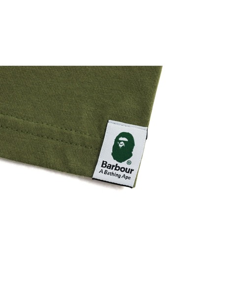 Barbour(バブアー)の「BARBOUR X BAPE TEE M(Tシャツ/カットソー・メンズ・ブラック/グリーン/ホワイト・LARGE/XX-LARGE/MEDIUM/SMALL/X-LARGE)」の9枚目の写真