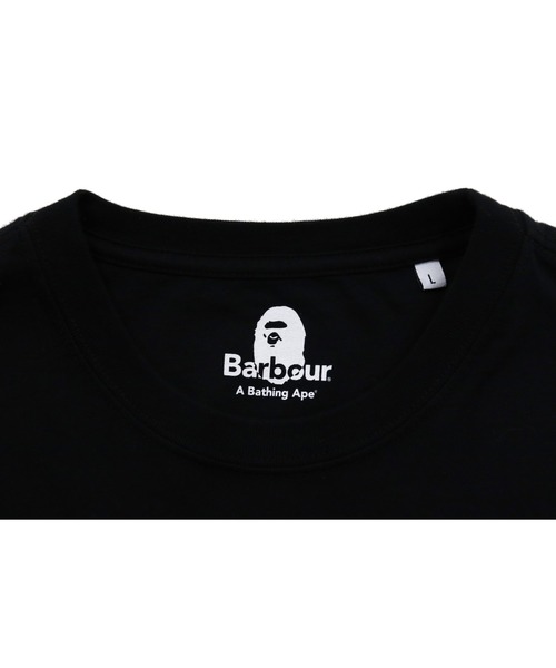 Barbour(バブアー)の「BARBOUR X BAPE TEE M(Tシャツ/カットソー・メンズ・ブラック/グリーン/ホワイト・LARGE/XX-LARGE/MEDIUM/SMALL/X-LARGE)」の10枚目の写真