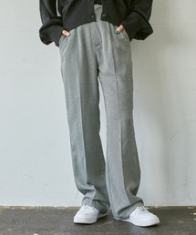 WEGO/センタープレスフレアパンツ