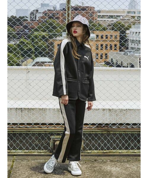 PUMA（プーマ）の「PUMA T7 ジャケット（テーラードジャケット・レディース・ブラック/レッド・MEDIUM）」の17枚目の写真