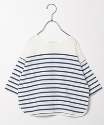 GLOBAL WORK | 【キッズ】DRY／ボートネックボーダー7分袖/959342(Tシャツ/カットソー)