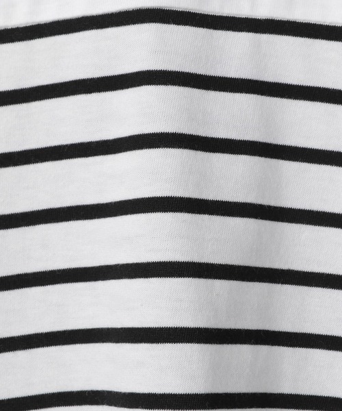 GLOBAL WORK（グローバルワーク）の「【キッズ】DRY／ボートネックボーダー7分袖/959342（Tシャツ/カットソー・キッズ・グリーン/ブラック/ブルー・140cm/160cm/130cm/120cm/150cm/110cm/100cm）」の13枚目の写真