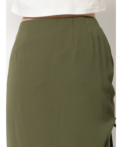 EVRIS（エヴリス）の「ドロストロングスカート（スカート・レディース・ブラック/カーキ・MEDIUM/SMALL）」の16枚目の写真
