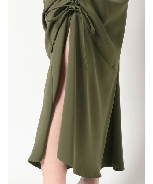 EVRIS（エヴリス）の「ドロストロングスカート（スカート・レディース・ブラック/カーキ・MEDIUM/SMALL）」の17枚目の写真