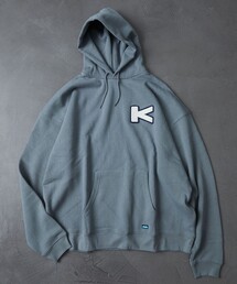 FREAK'S STORE | WEB限定 KAVU×FREAK'S STORE/カブー 別注 ヘビーオンス ビッグシルエット ワンポイントロゴ プルオーバーパーカー/フーディー/サガラ刺繍(パーカー)