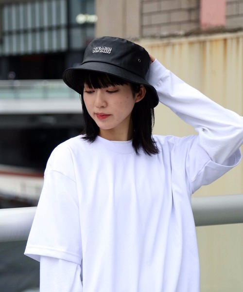 LB/S （エルビーエス）の「【BEN DAVIS/ベンデイビス】シンセティックレザーハットBDW-8636（ハット・メンズ・ホワイト/ブラック・FREE）」の6枚目の写真