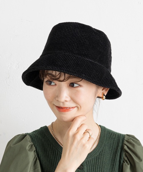 prose verse（プロズヴェール）の「コーデュロイバケットハット（ハット・レディース・ブラック/ダークブラウン/キャメル・ﾌﾘ-）」の10枚目の写真