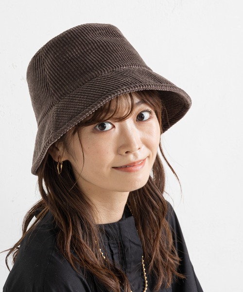 prose verse（プロズヴェール）の「コーデュロイバケットハット（ハット・レディース・ブラック/ダークブラウン/キャメル・ﾌﾘ-）」の19枚目の写真
