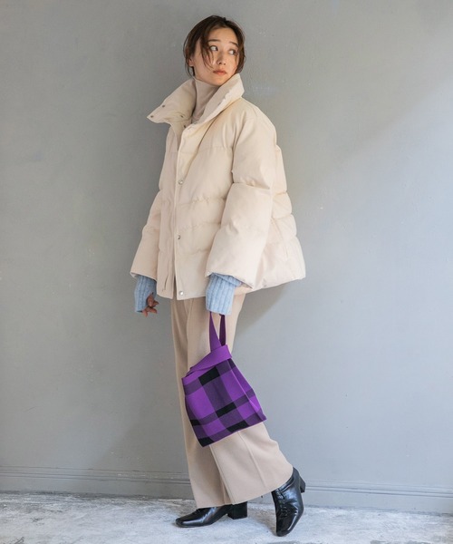 LEPSIM(レプシィム)の「【辻直子さんコラボ】アソートニットBAG 229725(ハンドバッグ・レディース・レッド系その他/グリーン系その他/パープル系その他/パープル系その他2/イエロー系その他・ONE SIZE)」の11枚目の写真