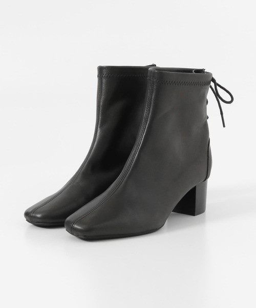 URBAN RESEARCH DOORS（アーバンリサーチドアーズ）の「レザーバックレースアップブーツ∴（ブーツ・レディース・ブラック・38/36/37）」の10枚目の写真