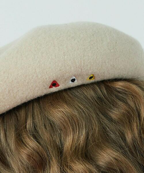 FRAPBOIS（フラボア）の「リブベレー（ハンチング/ベレー帽・レディース・ベージュ/ブラック・FREE）」の17枚目の写真