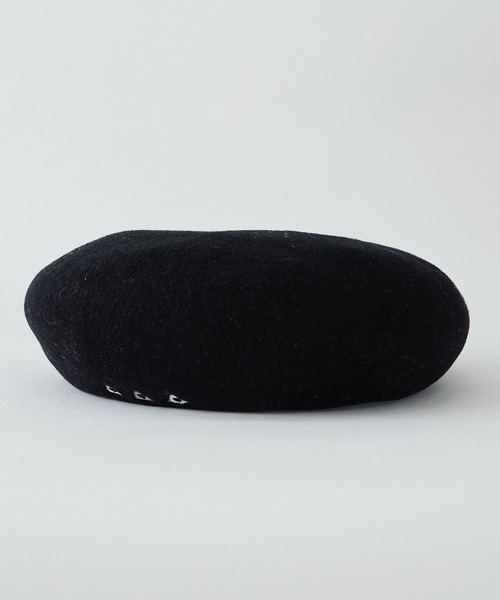 FRAPBOIS（フラボア）の「リブベレー（ハンチング/ベレー帽・レディース・ベージュ/ブラック・FREE）」の9枚目の写真