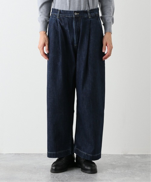 STUDIO NICHOLSON（スタジオニコルソン）の「【STUDIO NICHOLSON/スタジオニコルソン】SELVEDGE DENIM パンツ（デニムパンツ・メンズ・ネイビー/ブラック・SMALL/MEDIUM）」の6枚目の写真
