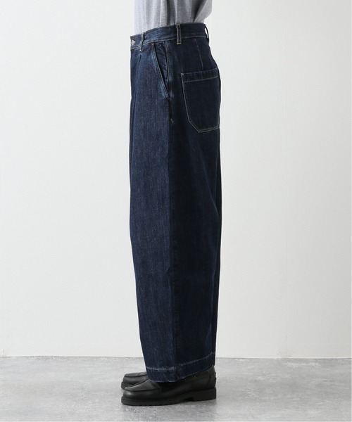 STUDIO NICHOLSON（スタジオニコルソン）の「【STUDIO NICHOLSON/スタジオニコルソン】SELVEDGE DENIM パンツ（デニムパンツ・メンズ・ネイビー/ブラック・SMALL/MEDIUM）」の17枚目の写真