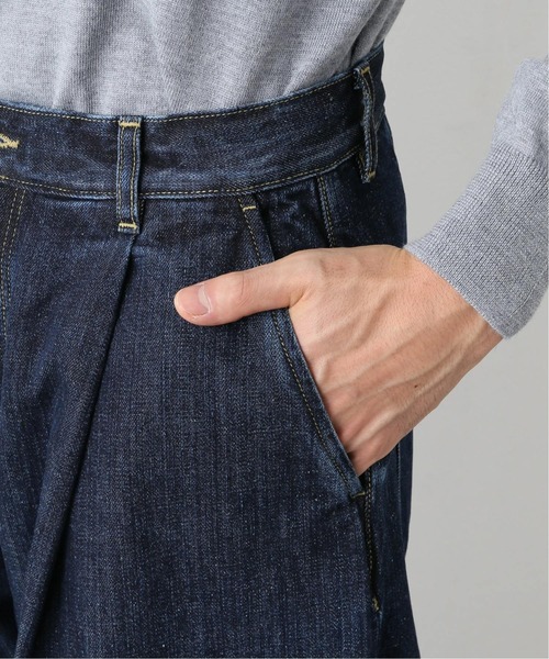 STUDIO NICHOLSON（スタジオニコルソン）の「【STUDIO NICHOLSON/スタジオニコルソン】SELVEDGE DENIM パンツ（デニムパンツ・メンズ・ネイビー/ブラック・SMALL/MEDIUM）」の13枚目の写真