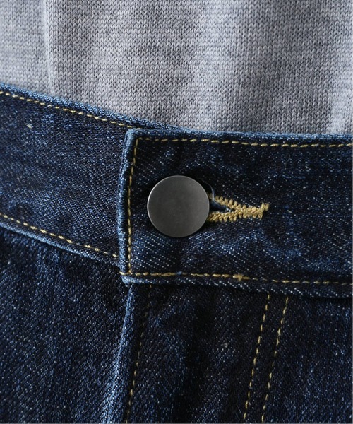 STUDIO NICHOLSON（スタジオニコルソン）の「【STUDIO NICHOLSON/スタジオニコルソン】SELVEDGE DENIM パンツ（デニムパンツ・メンズ・ネイビー/ブラック・SMALL/MEDIUM）」の4枚目の写真