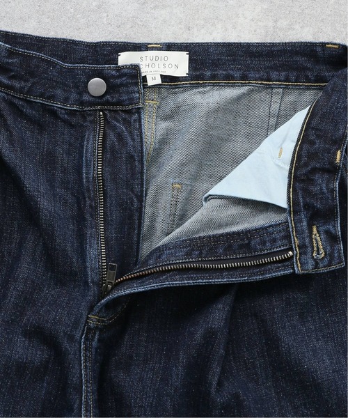 STUDIO NICHOLSON（スタジオニコルソン）の「【STUDIO NICHOLSON/スタジオニコルソン】SELVEDGE DENIM パンツ（デニムパンツ・メンズ・ネイビー/ブラック・SMALL/MEDIUM）」の12枚目の写真