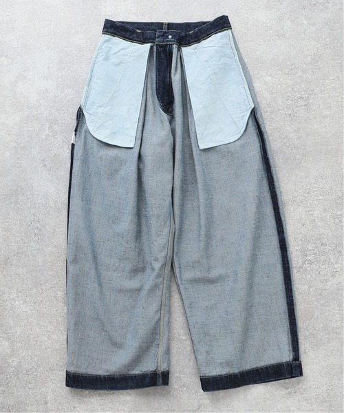 STUDIO NICHOLSON（スタジオニコルソン）の「【STUDIO NICHOLSON/スタジオニコルソン】SELVEDGE DENIM パンツ（デニムパンツ・メンズ・ネイビー/ブラック・SMALL/MEDIUM）」の20枚目の写真