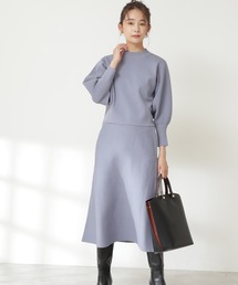 N.（N. Natural Beauty Basic） | ◆スポンディッシュニットセットアップ(ワンピース)