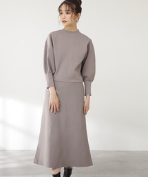 N.（N. Natural Beauty Basic） | ◆スポンディッシュニットセットアップ(ワンピース)