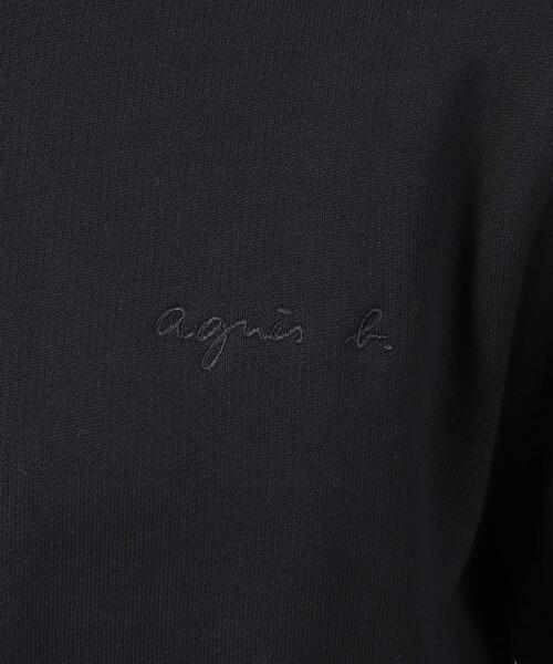 agnes b.(アニエスベー)の「K330 SWEAT HOODY スウェットフーディー(パーカー・メンズ・ブラック・1/2/0/3)」の5枚目の写真