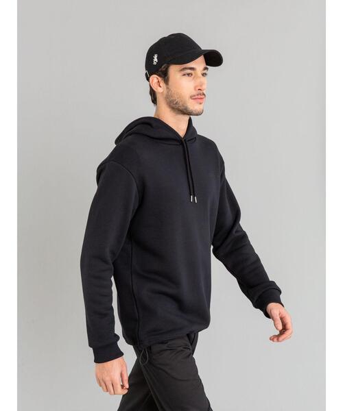 agnes b.(アニエスベー)の「K330 SWEAT HOODY スウェットフーディー(パーカー・メンズ・ブラック・1/2/0/3)」の8枚目の写真